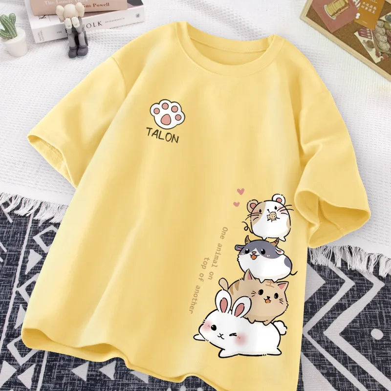 Japanese Cute Hamster Style T shirt