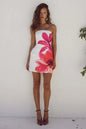 Strapless Tie Dye Tube Dress