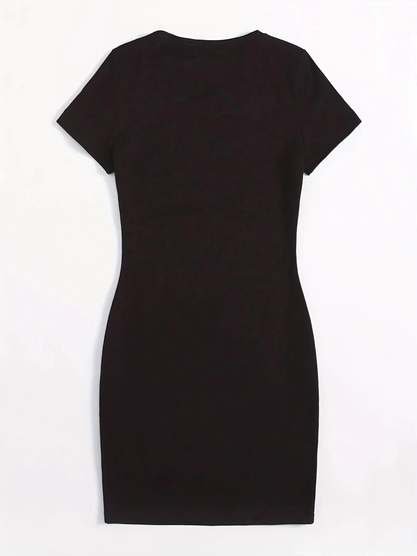 Round Neck T-shirt Mini Dress