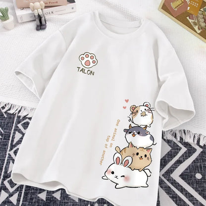Japanese Cute Hamster Style T shirt
