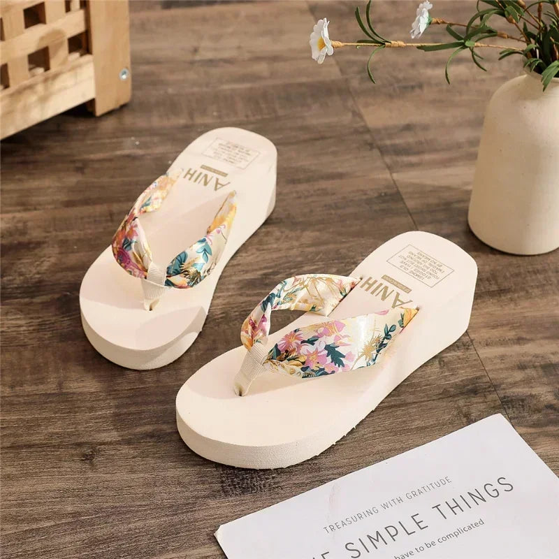Flip Flops Summer Beach Platform Slippers