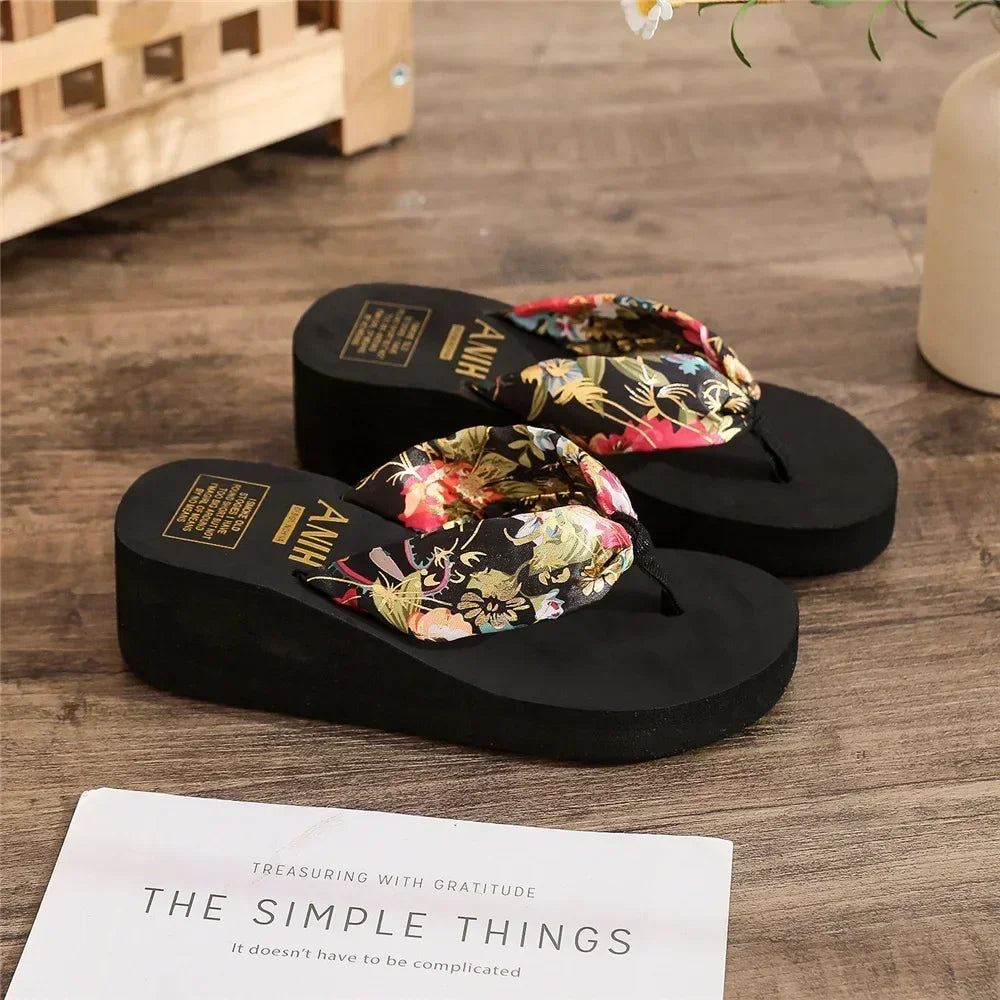 Flip Flops Summer Beach Platform Slippers