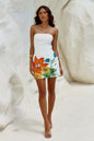 Strapless Tie Dye Tube Dress