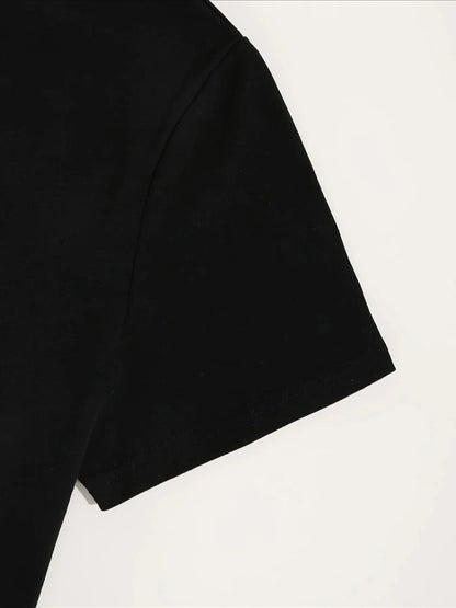 Round Neck T-shirt Mini Dress