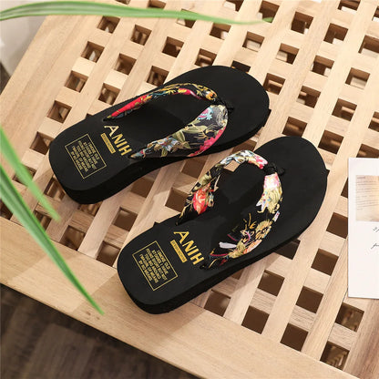 Flip Flops Summer Beach Platform Slippers