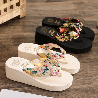 Flip Flops Summer Beach Platform Slippers