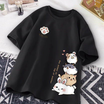Japanese Cute Hamster Style T shirt