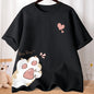 Cat Claw Love oversized Short Sleeve T-shirt