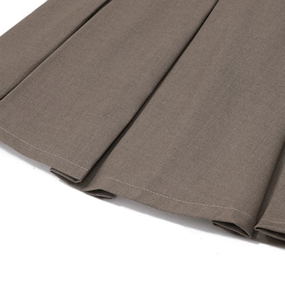 Bandeau Mini Pleated Dress