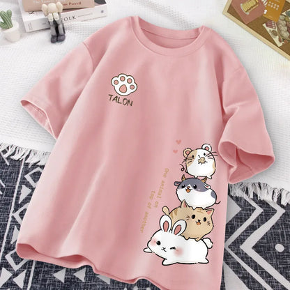 Japanese Cute Hamster Style T shirt