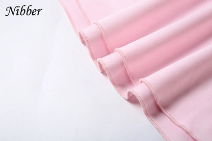 Nibbler Halter Ruffles V-Neck Dress