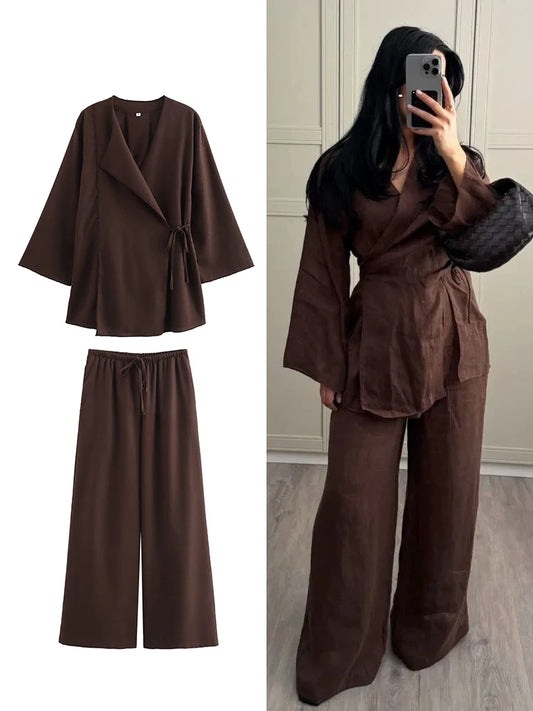 Linen 2 Pieces Women set