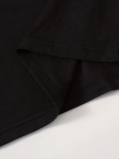 Round Neck T-shirt Mini Dress