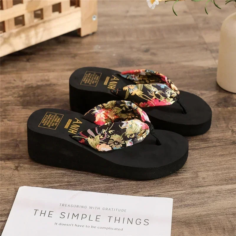 Flip Flops Summer Beach Platform Slippers