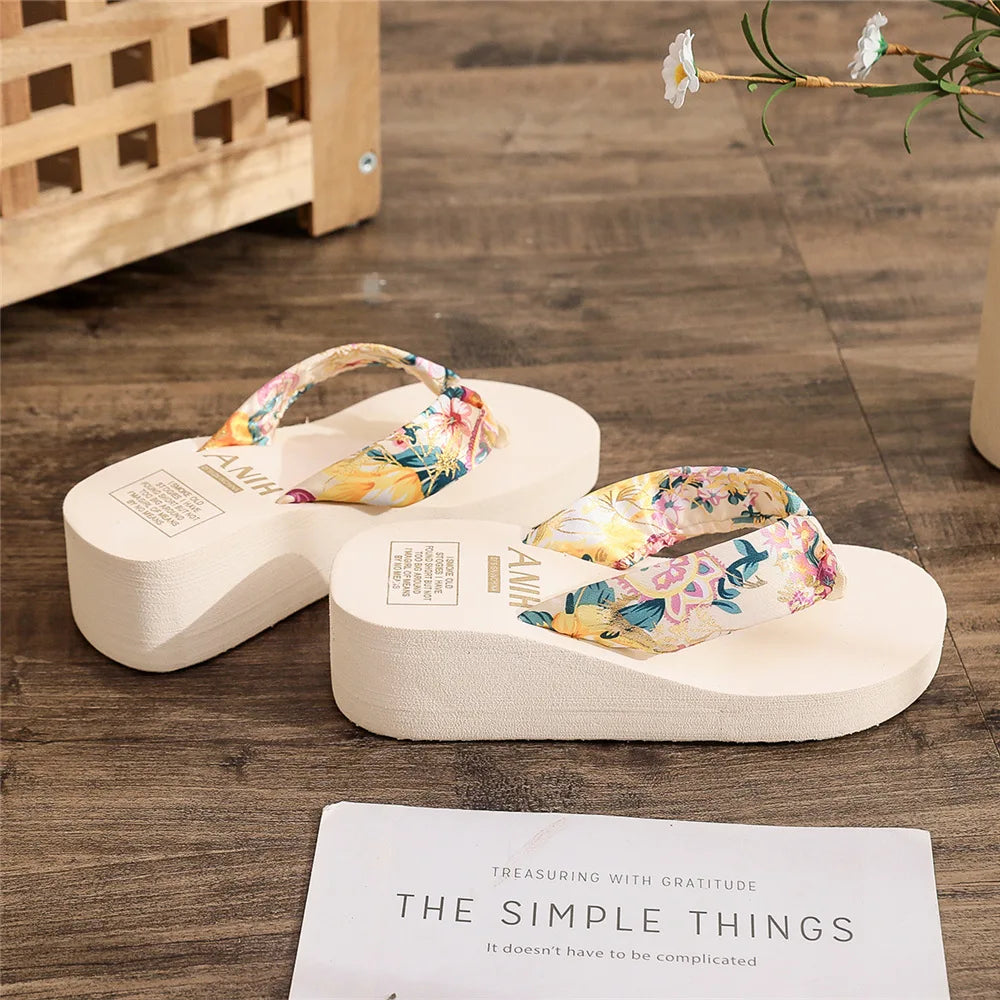 Flip Flops Summer Beach Platform Slippers