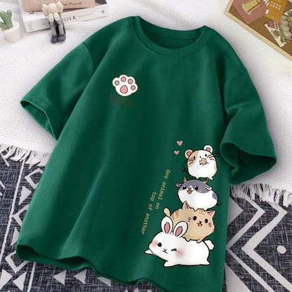 Japanese Cute Hamster Style T shirt