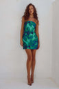 Strapless Tie Dye Tube Dress