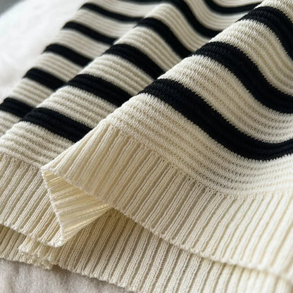 Striped Beach Knitted Dress