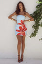 Strapless Tie Dye Tube Dress